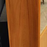 Mid century highboard vintage display cabinet, bookcase