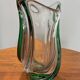 Grand vase torsadé cristal Saint-Louis signé