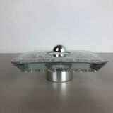 Large glass "bubble" sconces 1970s wall light by Peill & Putzler, Germany