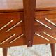 Vintage sewing basket feet compass