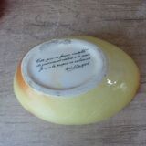 Yellow duckling small terrine Michel Gaugant, Earthenware duckling chick trinket box