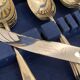 Silver furniture menagere 100 pieces Thomas Ward & Sons Sheffield late 19th