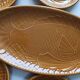 Gien earthenware fish set, 6 plates and a serving dish