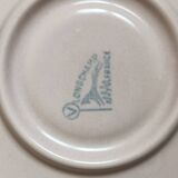 6 ceramic saucers from Longchamp
