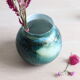 Glass ball vase by Sylvie Montagnon