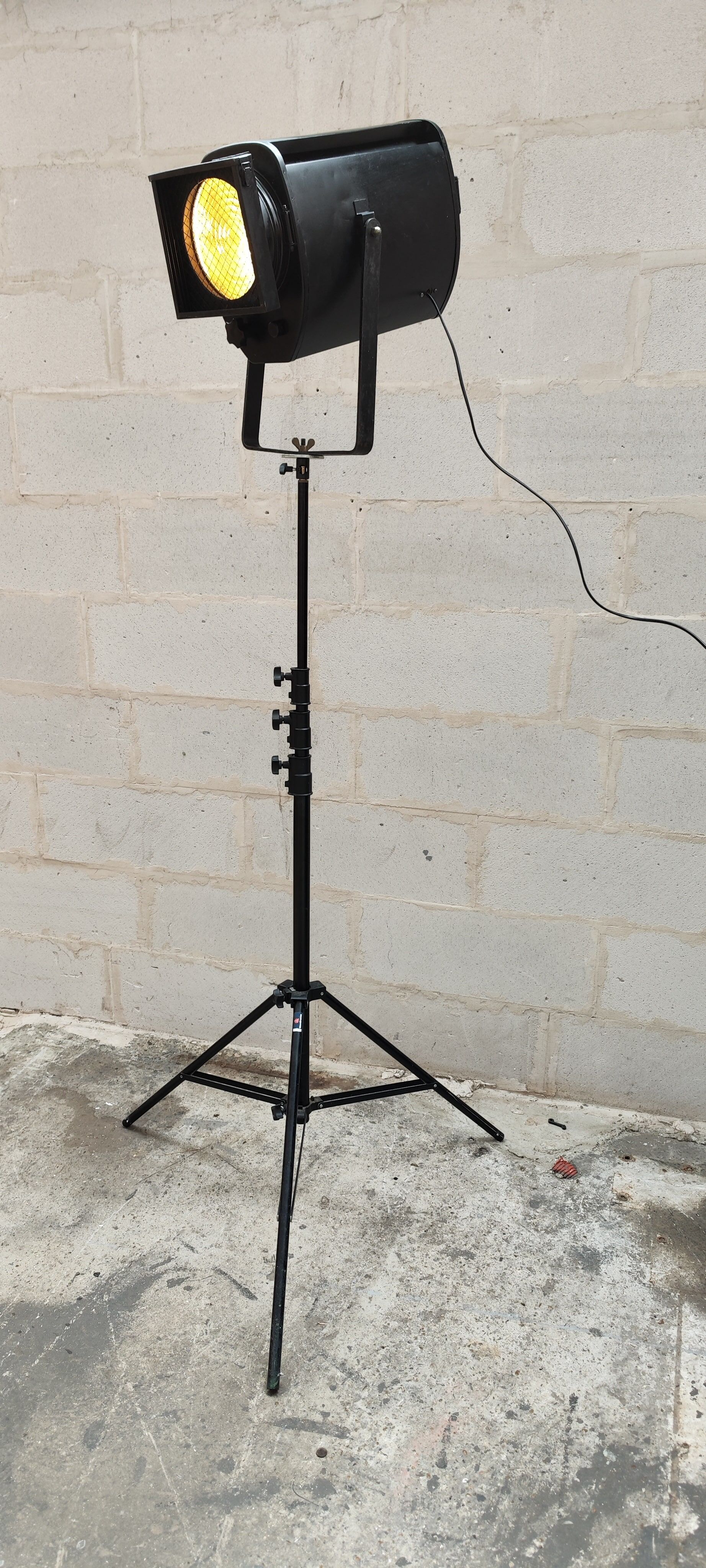 Former large cinema projector or theater 2kw Manfrotto