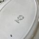Duo of oval dishes earthenware New Givors model "Rita" 30s