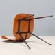 1960s chair made of curved plywood