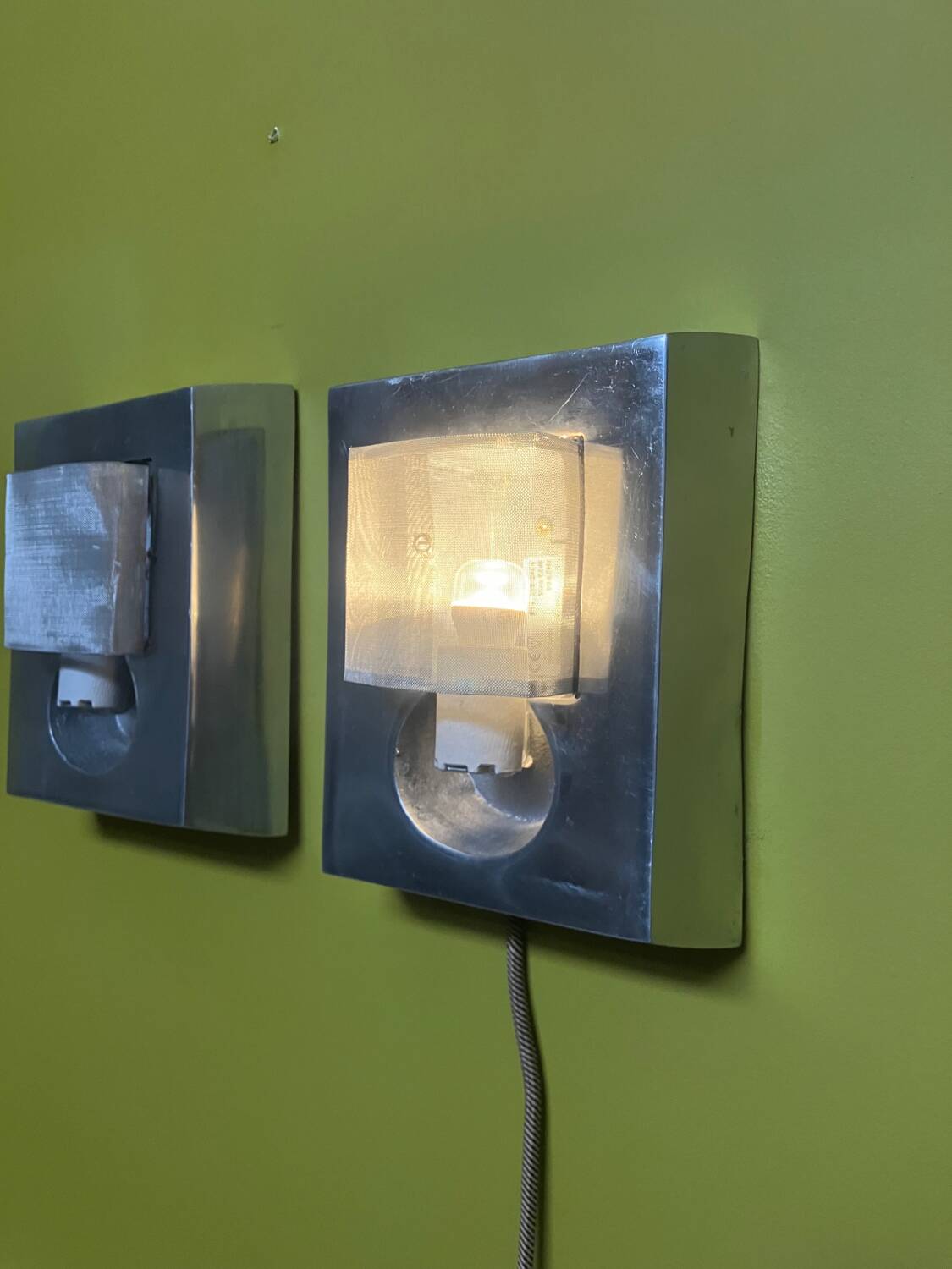 Marie Baratte cast aluminum wall lights
