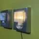 Marie Baratte cast aluminum wall lights