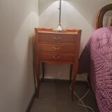 Bedside table XV solid wood mahogany