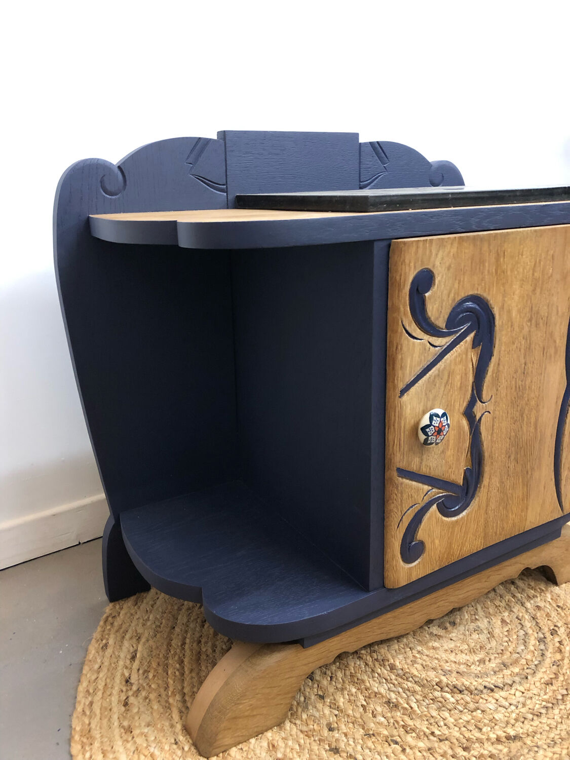 Art Deco bedside table