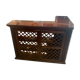 Vintage corner bar with fridge, corner unit/sink