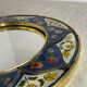 Miroir en bois peint et verre