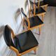 Ensemble de 4 chaises scandinaves vintage