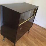 Vintage rolling bar cabinet