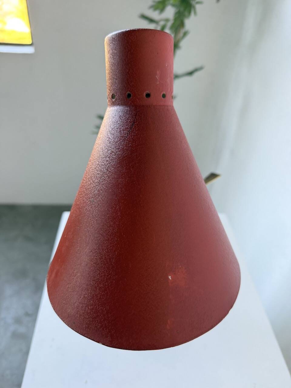 Lampe de bureau années 50 « diabolo » Aluminor