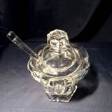 Baccarat crystal mustard pan harcourt missouri model tableware condiment