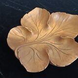 Wooden leaf trinket tray