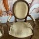 Pair of armchair medallion Louis 16 period