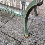 Table basse Pierre Vandel avec deux plateaux verre