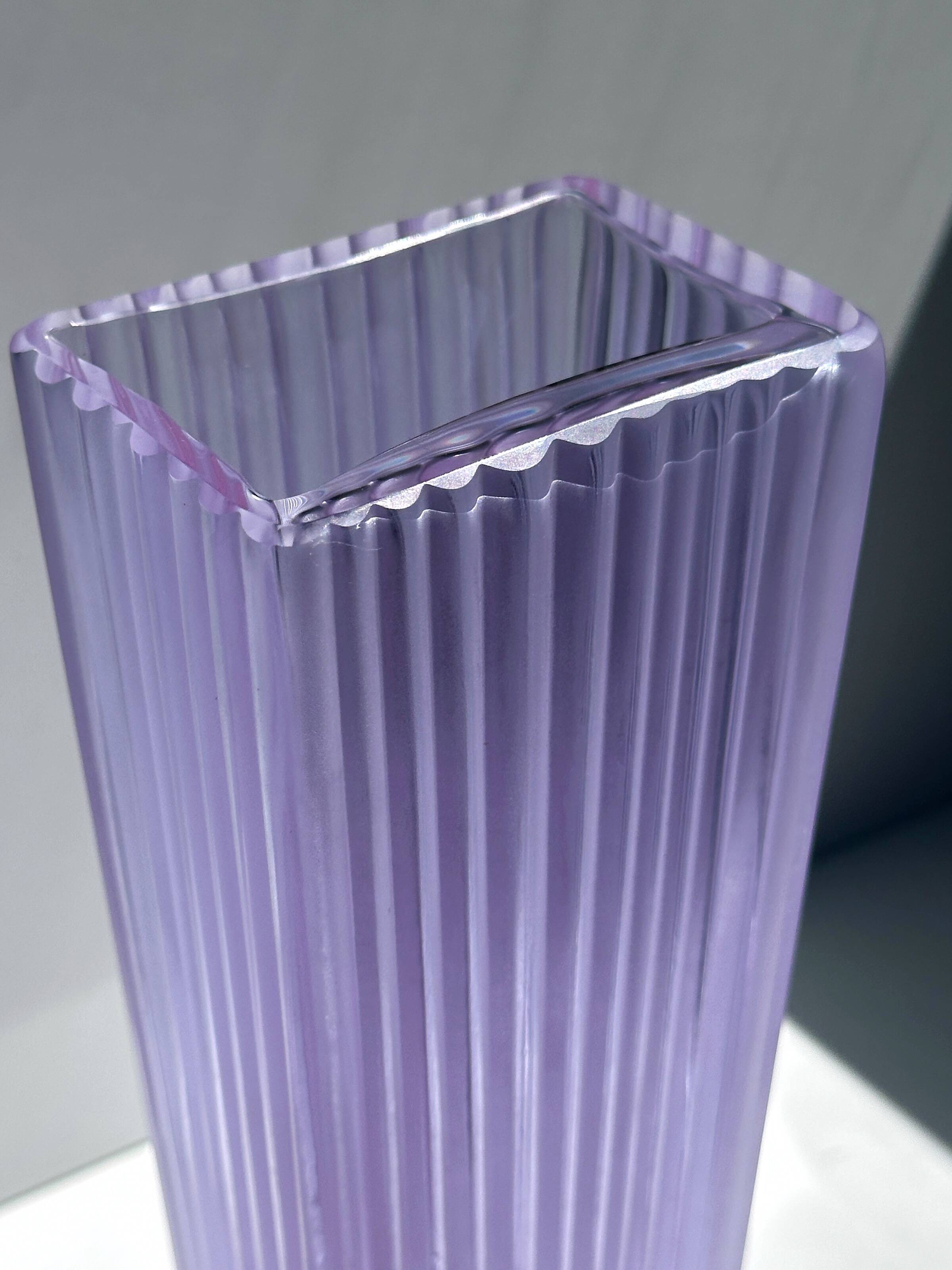Alexandrite Glass Vase by Oldrich Lipa 1958