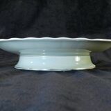 Compotier en porcelaine bernardaud limoges décor fleur rose / pourpre