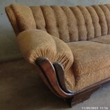 3-seater sofa set and two Scandinavian style armchairs from the 50s.