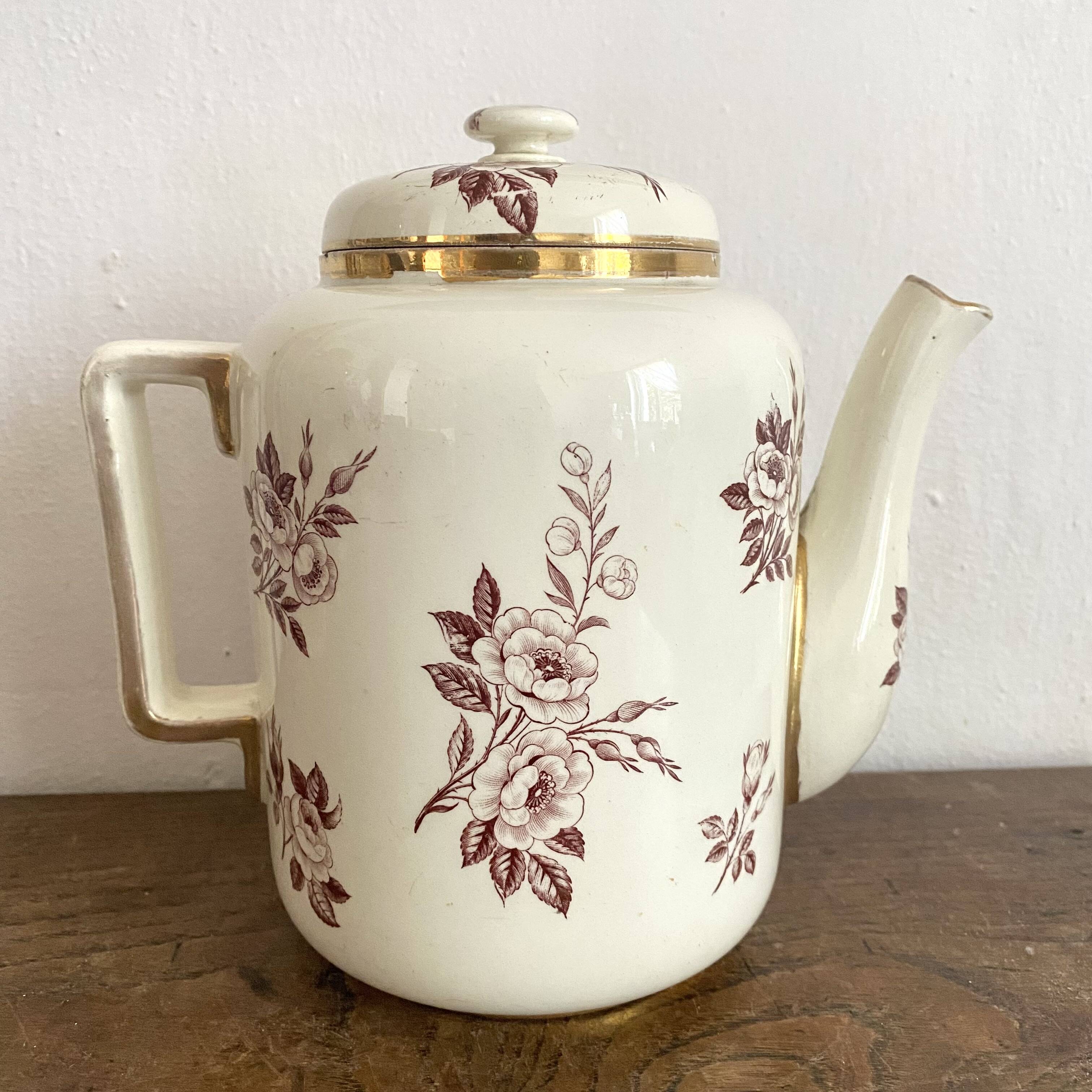 Antique ironstone teapot