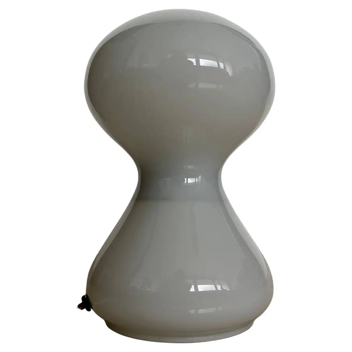 Pair of glass midcentury table lamps by Ivan Jakes, Czechoslovakia, 1970s