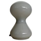 Pair of glass midcentury table lamps by Ivan Jakes, Czechoslovakia, 1970s