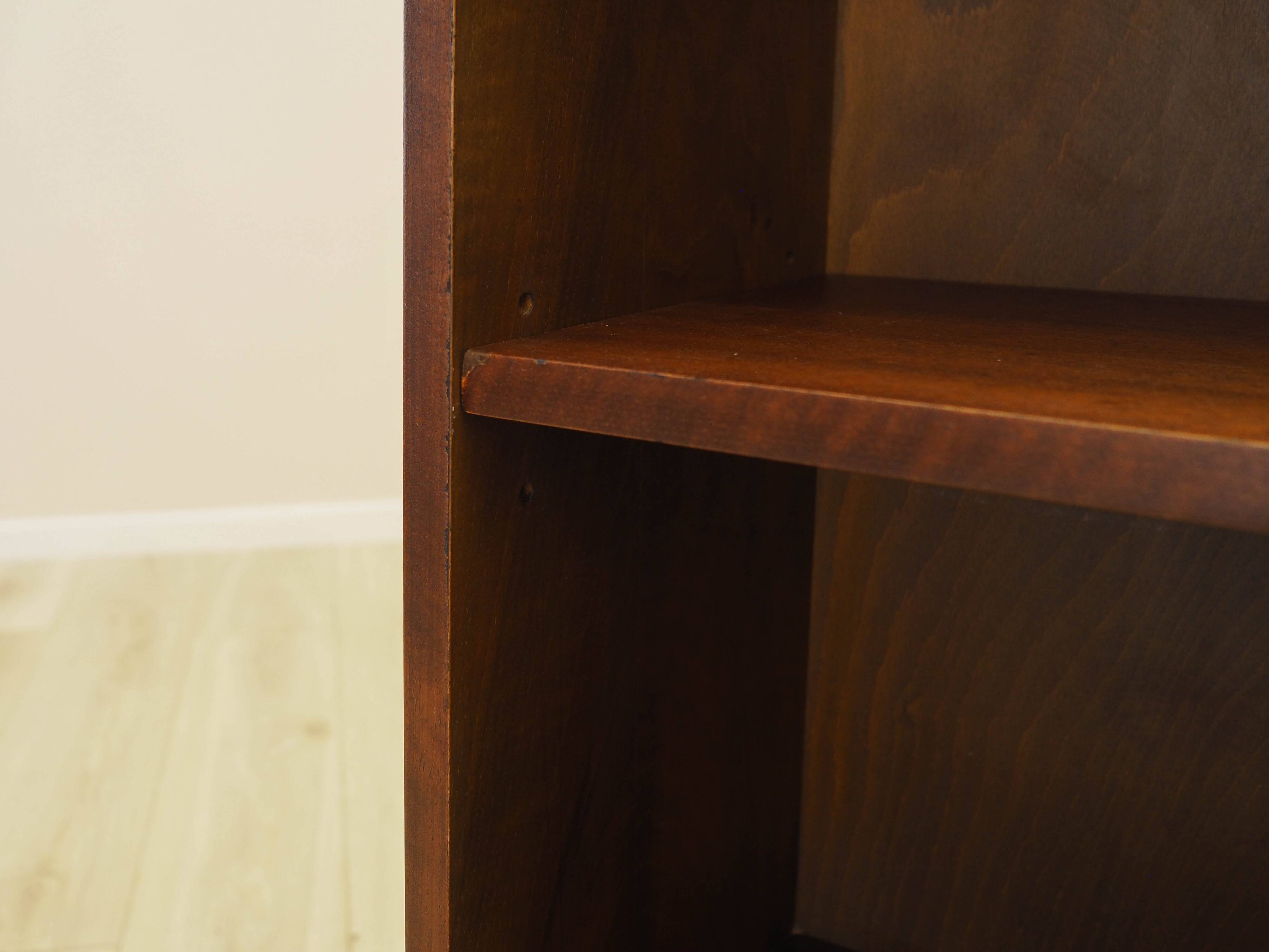 Walnut bookcase, Danish design, 1970s, designer: Johannes Sorth
