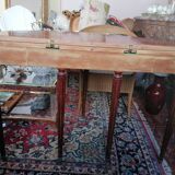 Light mahogany side table or console