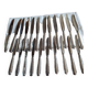 Stainless steel knives and silver metal