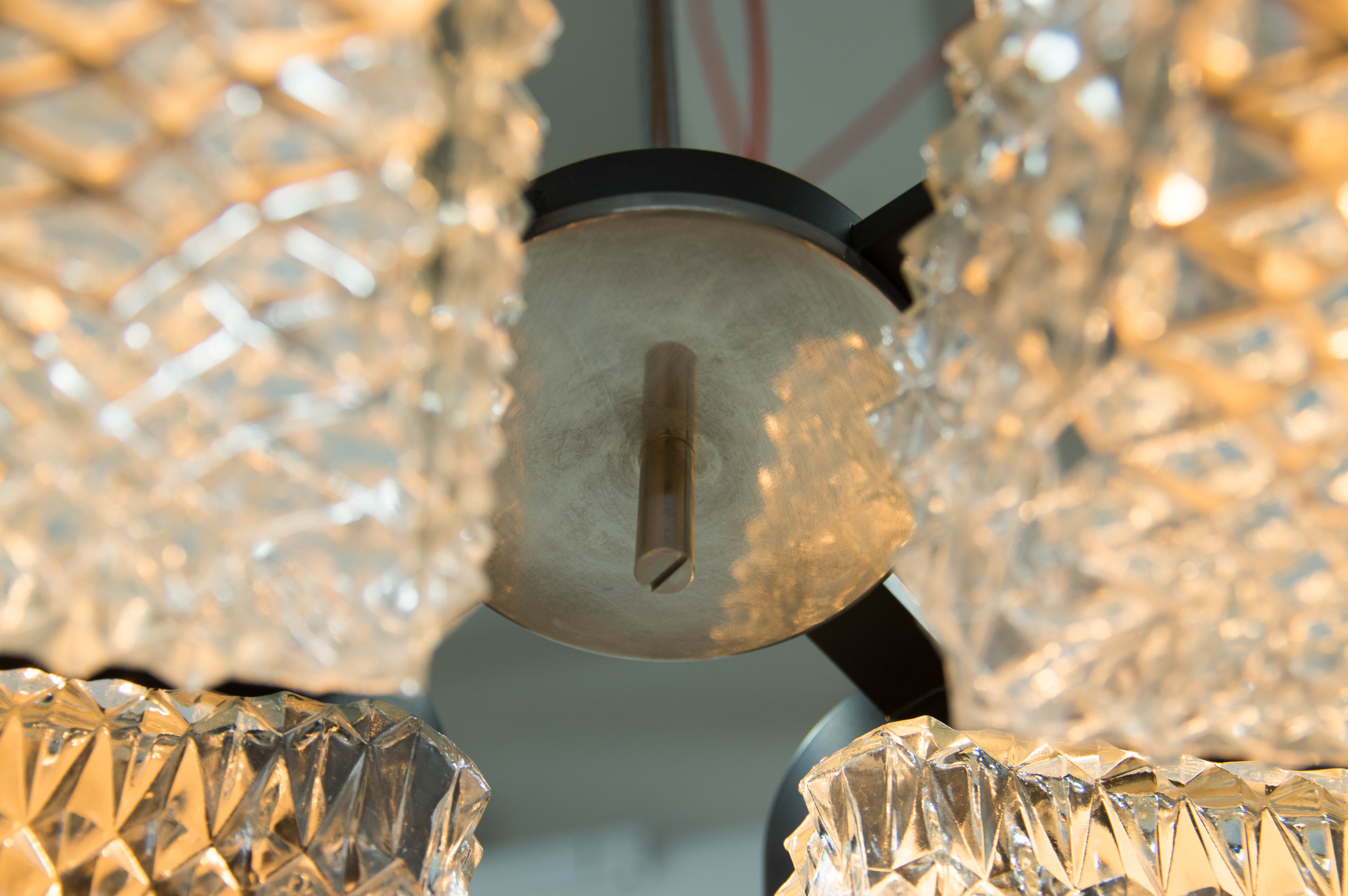 Chandelier by Napako, Czechoslovakia, 1960s