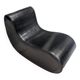 Kundalini leather armchair