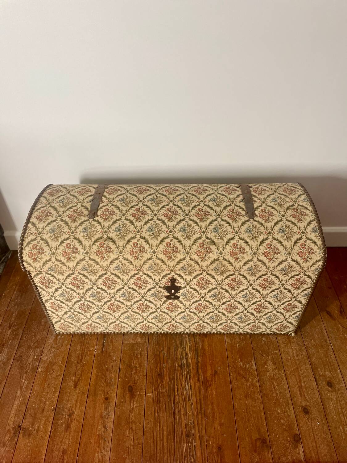 Antique tapestry chest