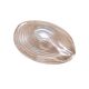 Plat de service en verre vintage bleu