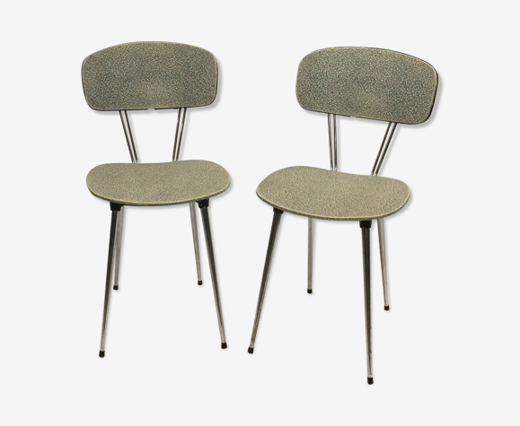 Paire de chaises années 60