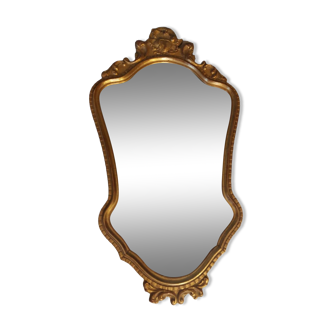Baroque mirror in gilded wood
