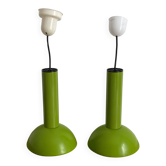 Lot de 2 suspensions lita. 1970. Space age.