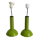Lot de 2 suspensions lita. 1970. Space age.