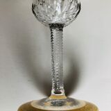 6 crystal wine glasses from Saint Louis thistle model