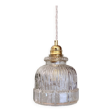 Vintage glass globe pendant light