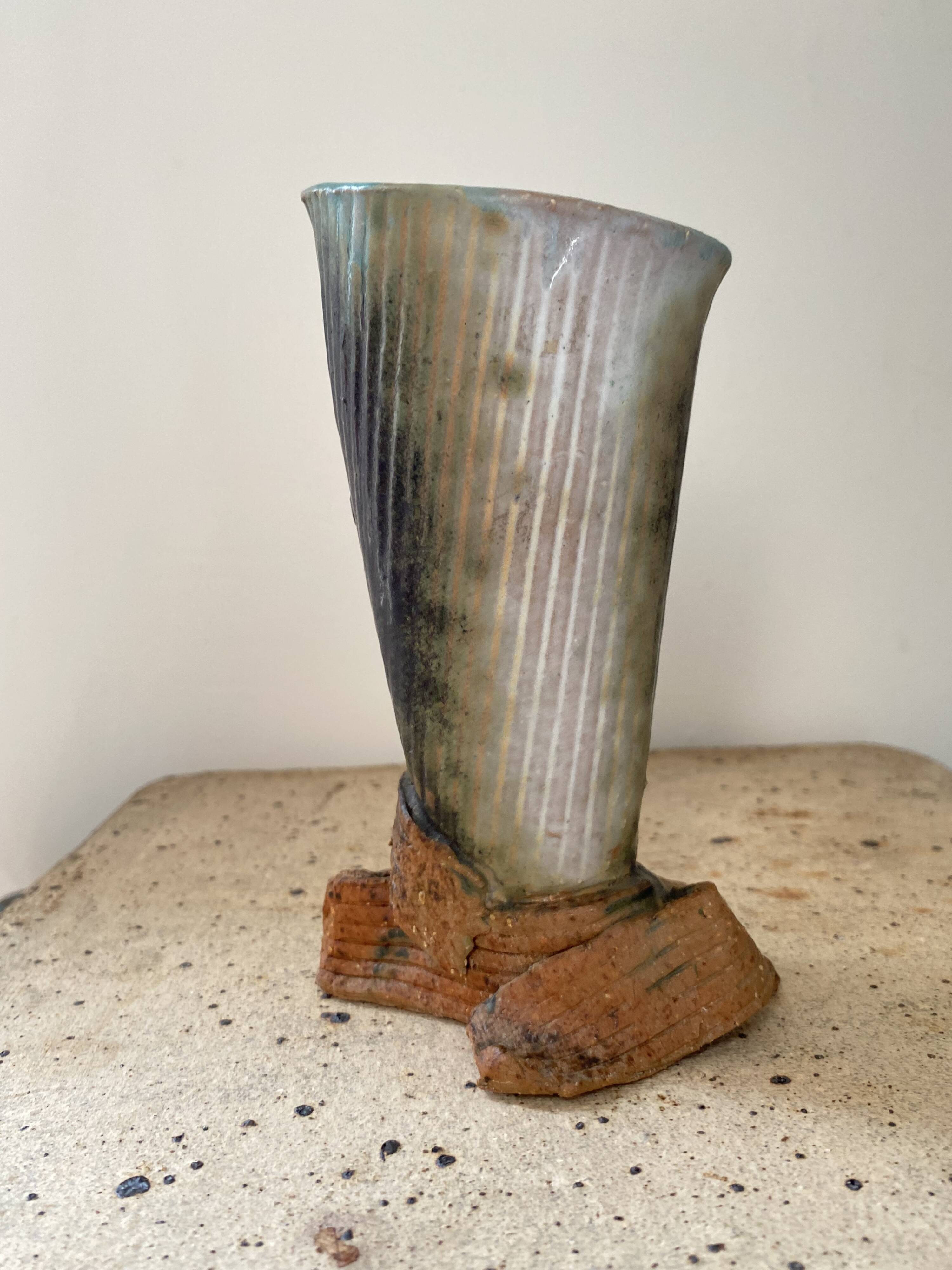 Wabi-sabi vase from the 1970s