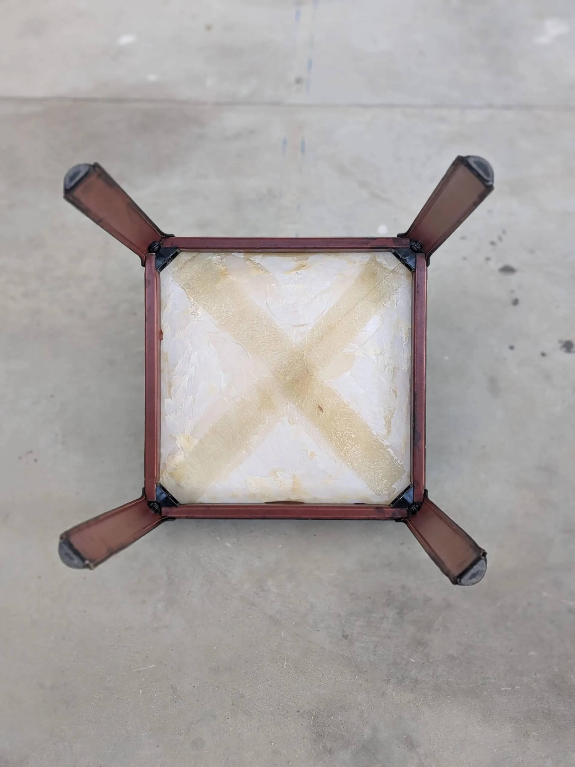 Lot de 4 chaises Matteo Grassi cuir rouge