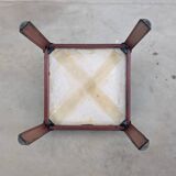 Lot de 4 chaises Matteo Grassi cuir rouge