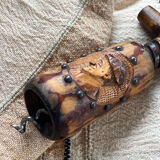 Old wooden corkscrew