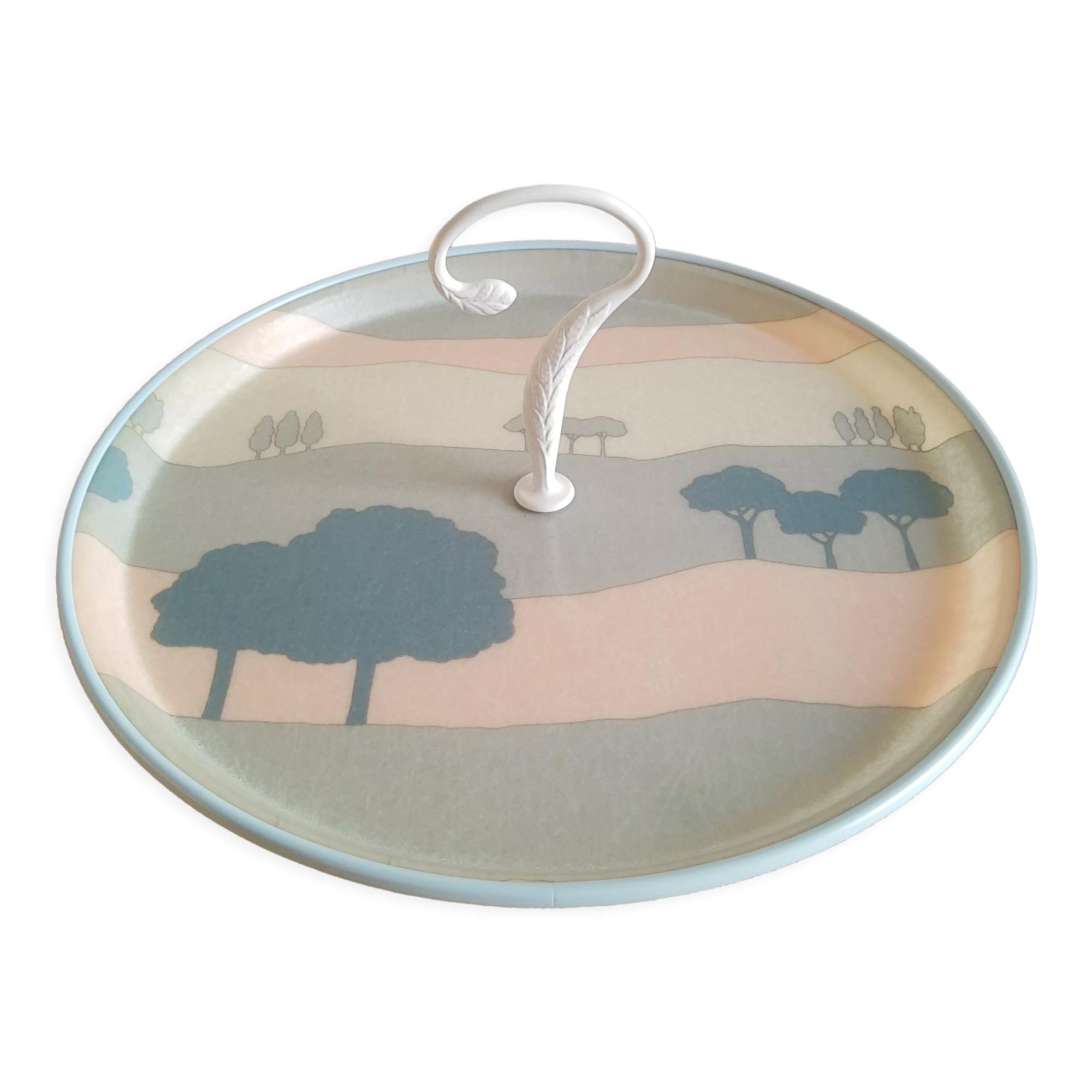 Vintage Fiberglass Serving Tray