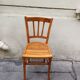 Chaise bistrot en bois vintage